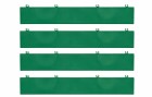Bergo Bodenfliesen Abschlussrampe zu Bodenplatte XL Grün, Set mit 4 Stk