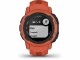 GARMIN Sportuhr Instinct 2S Rot/Schwarz, Touchscreen: Nein