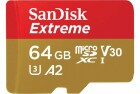SanDisk Speicherkarte Extreme microSDXC 64GB 160 MB/s