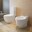 Bild 0 vidaXL Toilette und Bidet Set Weiß Keramik