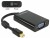 Bild 1 DeLock Adapter Mini-DisplayPort - VGA, Kabeltyp: Adapterkabel