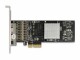 Bild 4 DeLock Netzwerkkarte 4xRJ45 Gigabit PCI-Express x4