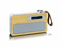 LENCO PDR-040 DAB+ Radio, Bambus/weiss