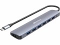 Sandberg - Concentrateur (hub) - 7 x SuperSpeed USB 3.0 - de bureau