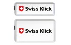 Swiss Klick Kennzeichenhalterset Hochformat Chrom Matt, Material