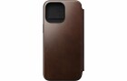 Nomad Modern Horween Leather Folio iPhone 15 Pro Max