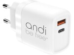 Andi be free USB-Wandladegerät Turbo 30 W, Ladeport Output: 1x USB-C