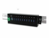 EXSYS USB-Hub EX-1110HMVS, Stromversorgung: Terminal Block, USB