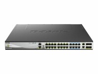 D-Link 30-PORT LAYER 3 POE MULTI-GIGABIT STACK SWITCH MAC