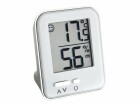 TFA Dostmann Thermo-/Hygrometer Digital, Weiss, Detailfarbe: Weiss, Typ