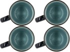 Bitz Kaffeetasse 300 ml, 4 Stück, Dunkelblau/Hellblau, Material