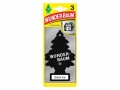 Wunderbaum Auto-Lufterfrischer Black Ice 3er Pack, Detailfarbe