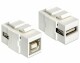 DeLock Keystone-Modul USB2.0, A - B/B - A, (f-f