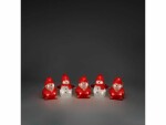 Konstsmide LED-Figur Acryl Schneemänner & Santas, 5er Set