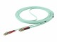 StarTech.com - 5m Aqua OM4 Duplex Multimode Fiber Optic Cable- 50/125 - LC/LC