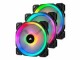 Corsair PC-Lüfter iCUE LL120 RGB Triple Pack mit Lighting
