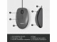 Image 10 Logitech M100 - Mouse - full size - right