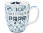 Sheepworld Kaffeetasse Allerbester Papa 400 ml, 1 Stück, Weiss