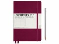 Leuchtturm Notizbuch Medium A5, Dot, 2-teilig, Port Rot, Produkttyp