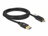 DeLock USB 3.1-Kabel Schraube oben USB A - USB