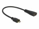 Image 2 DeLock Delock Adapterkabel mini HDMI-C Stecker >