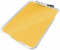Leitz Glass Noteboard Cosy 3947-00-19 gelb 33x25x7.5cm, Kein