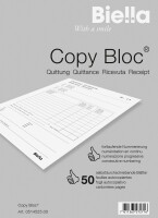 BIELLA Quittung COPY-BLOC D/F/I/E A5 51452500U selbstdurchschreib
