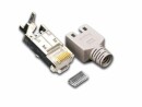 Wirewin Stecker RJ45 Hirose TM11 50 Stück, Grau, Kabelschirmung