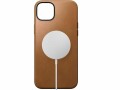 Nomad Back Cover Modern Leather iPhone 15 Plus Rostbraun