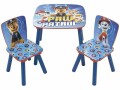 Arditex Kindertisch- und Stuhlset Paw Patrol Blau, Detailfarbe
