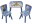 Arditex Kindertisch- und Stuhlset Paw Patrol Blau, Detailfarbe: Blau, Aussenanwendung: Nein, Themenwelt: Paw Patrol