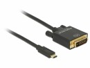 DeLock USB-C - DVI-D Kabel, 4K, 30hz, 1m