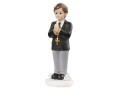 HobbyFun Mini-Figur Kommunion Junge 8.5 cm, Detailfarbe: Hellgrau