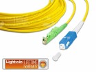 Lightwin LWL-Patchkabel E2000/APC-SC, Singlemode, Simplex, 2m