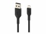 BELKIN USB-Ladekabel Braided Boost Charge USB A - Lightning