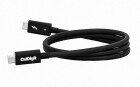 CalDigit Thunderbolt 4 / USB4 Passiv Kabel  (0.8m, 6.56 ft) 5A 100W 40Gb/s, Schwarz