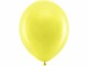 Partydeco Luftballon Uni Rainbow Pastel 10 Stück, Gelb,