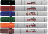 BEREC Whiteboard Marker 1-4mm 952.06.99 6er Etui Klassiker, Kein