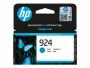 HP Inc. HP Tinte Nr. 924 (4K0U3NE) Cyan, Druckleistung Seiten: 400