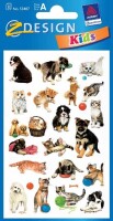 Z-DESIGN Sticker Kids 53487 Hunde/Katzen 3 Stück, Kein