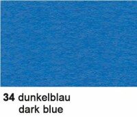 URSUS     URSUS Tonzeichenpapier 50x70cm 2232234 130g, dunkelblau