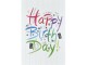 ABC Geburtstagskarte B6 Happy Birthday, Papierformat: 12.5 x