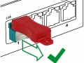 DeLock Clip RJ45 Portverriegelung inkl. Stecker Set 6