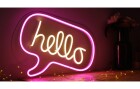 Vegas Lights LED Dekolicht Neonschild Hello 43 x 30.5 cm