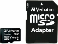 Verbatim Micro SDHC Card 32GB 44083 with Adapter Class