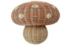 OYOY Wandlampe Mushroom, 100% Rattan, 27,7x31.2x15cm