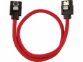 Corsair SATA3-Kabel Premium Set Rot 30 cm, Datenanschluss Seite