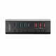 LINDY 4 Port USB 3.0 Hub with 3 Quick