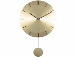KARLSSON Wanduhr Impressive Pendulum Ø 47 cm, Gold, Form