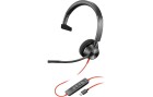 Poly Headset Blackwire 3310 USB-A/C, Schwarz, Microsoft